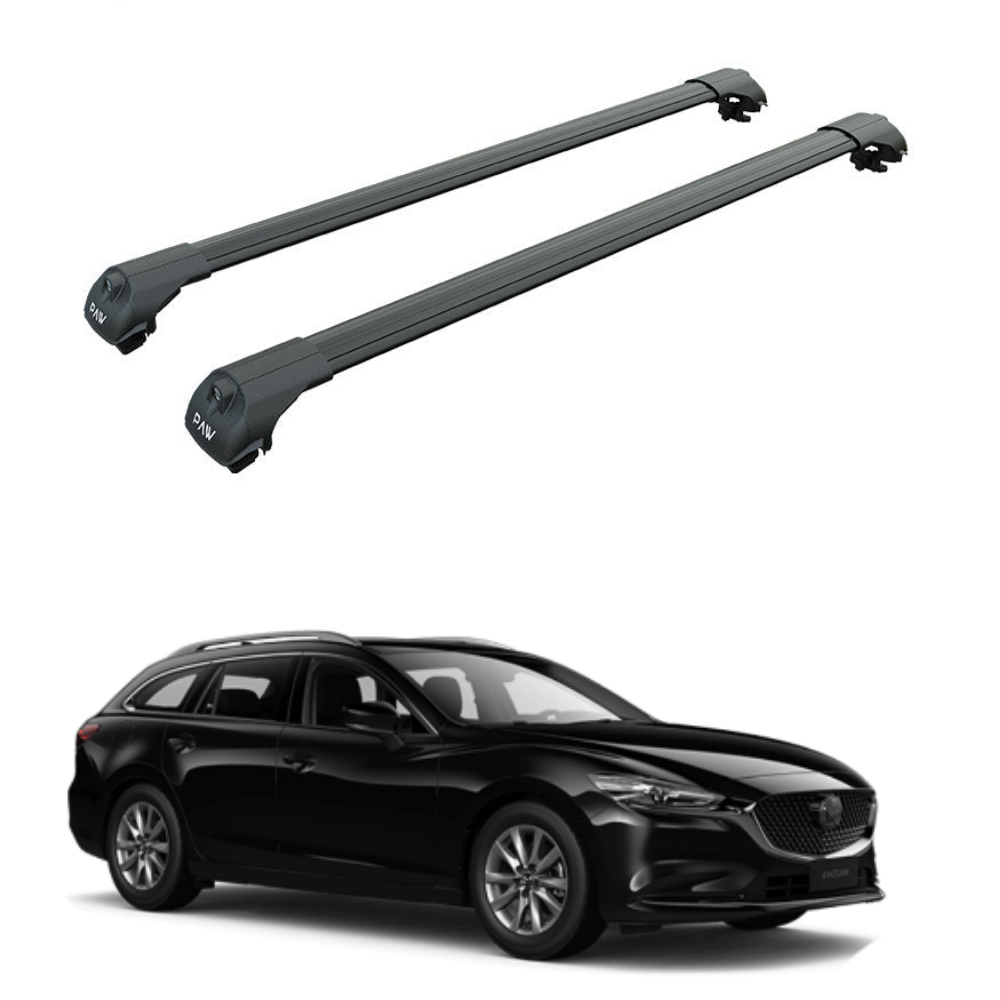 dachzelt mazda 6 Roof Rack Mazda 6 Estate 2013-Up Black