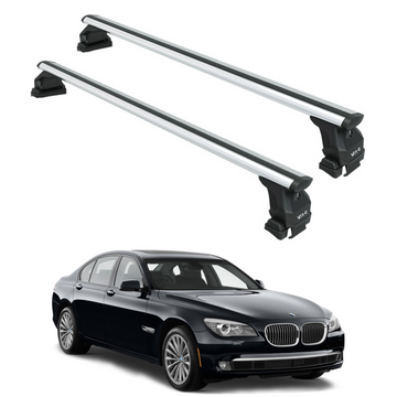 For Bmw 7 Sedan 2007-2016 (F01/02) Roof Rack Cross Bars Normal Roof Silver