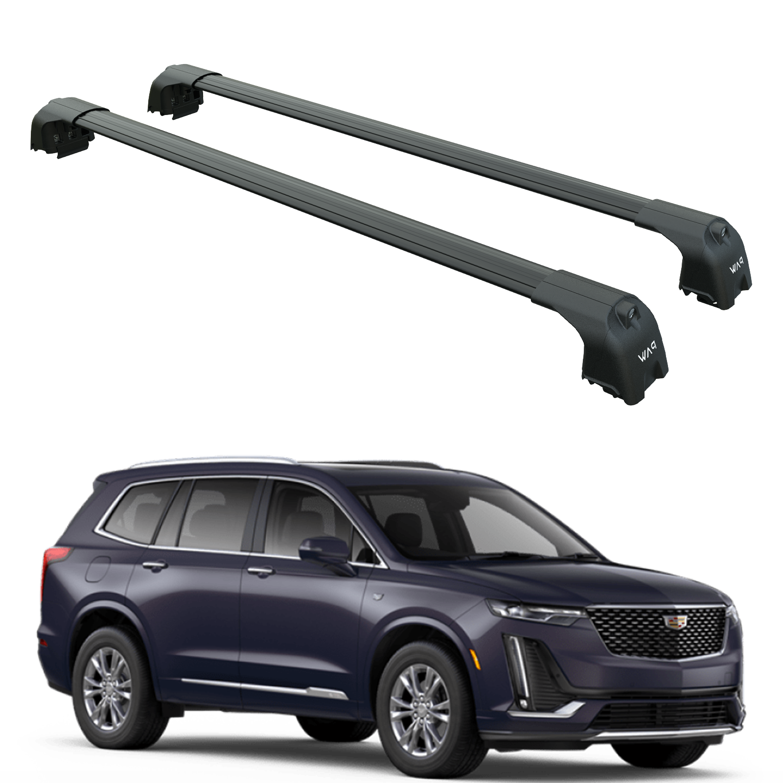 Cadillac XT6 Roof Rack Black (2017-2025) | Aluminum Cross Bar