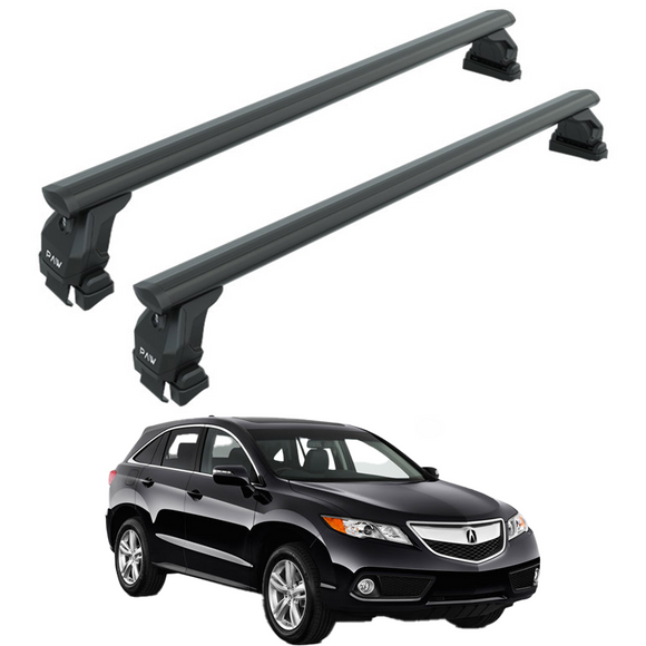 für Acura RDX Dachträger für Fahrzeuge mit bündiger Dachreling 2019--> Schwarze Farbe