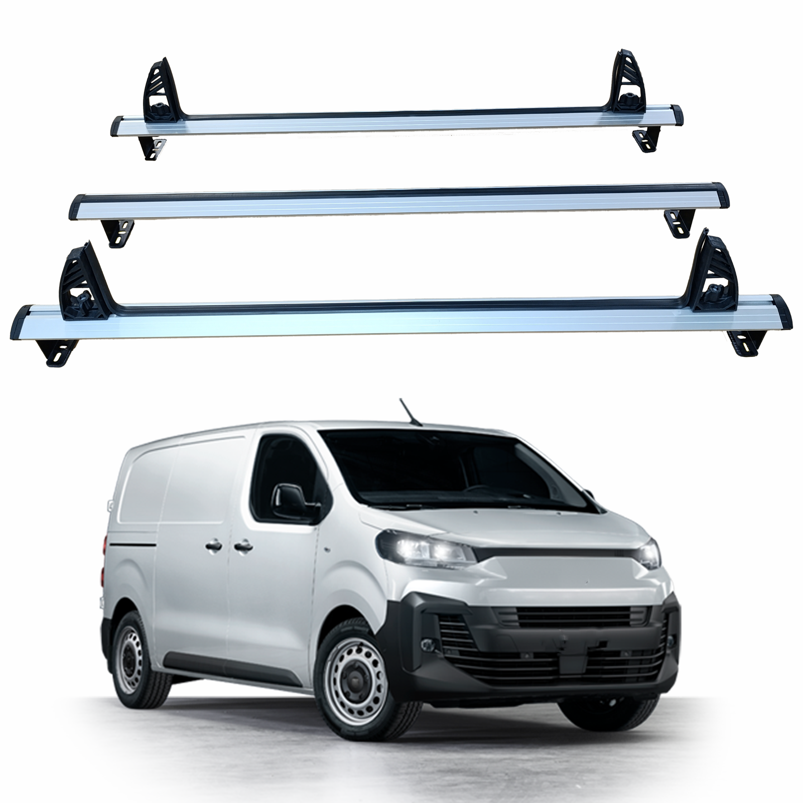 For Peugeot Expert Mk3 2016-2026 Cargo Van Ladder Racks 3 Qty