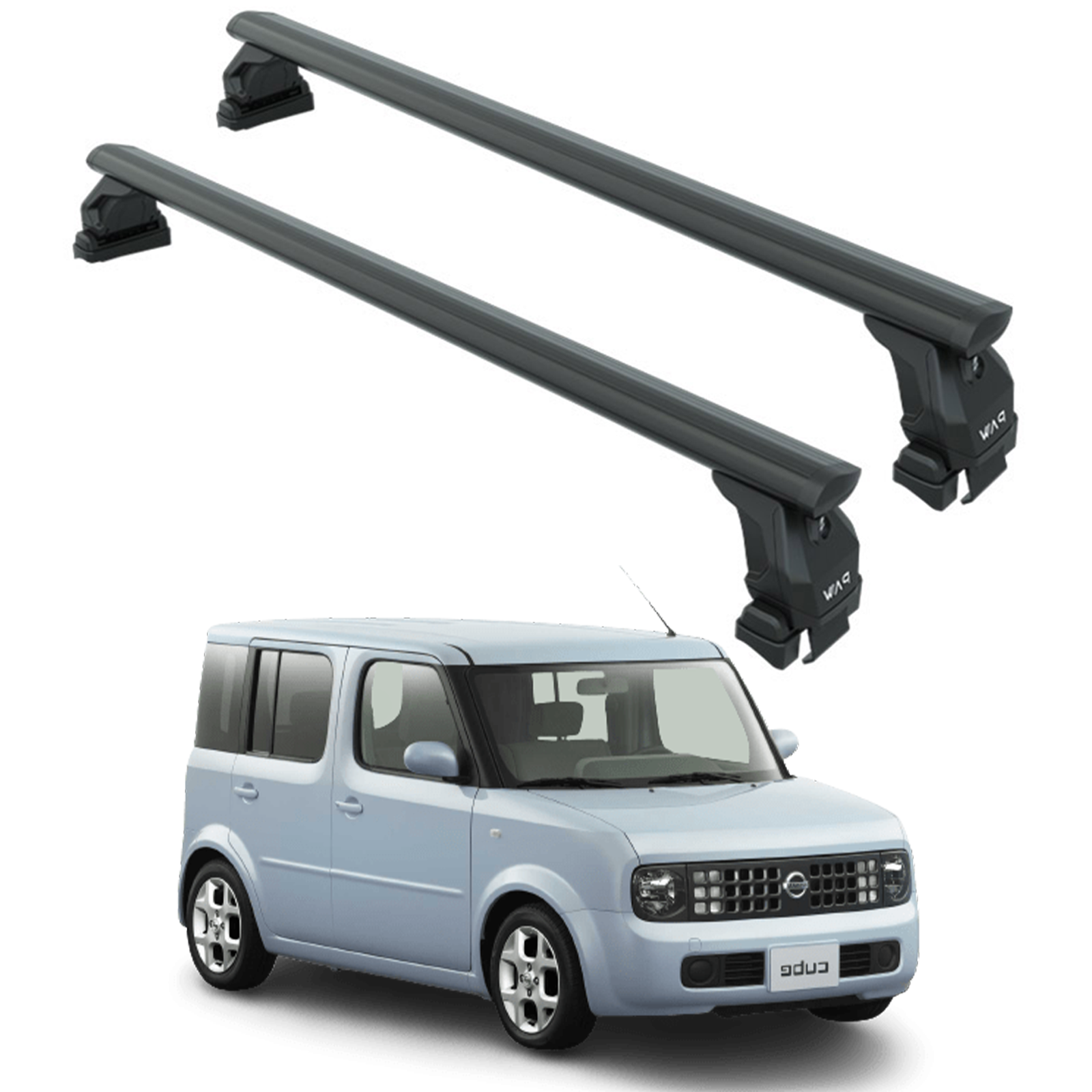 For Nissan Cube Z11 2002–2008 Roof Rack System – Aluminum Cross