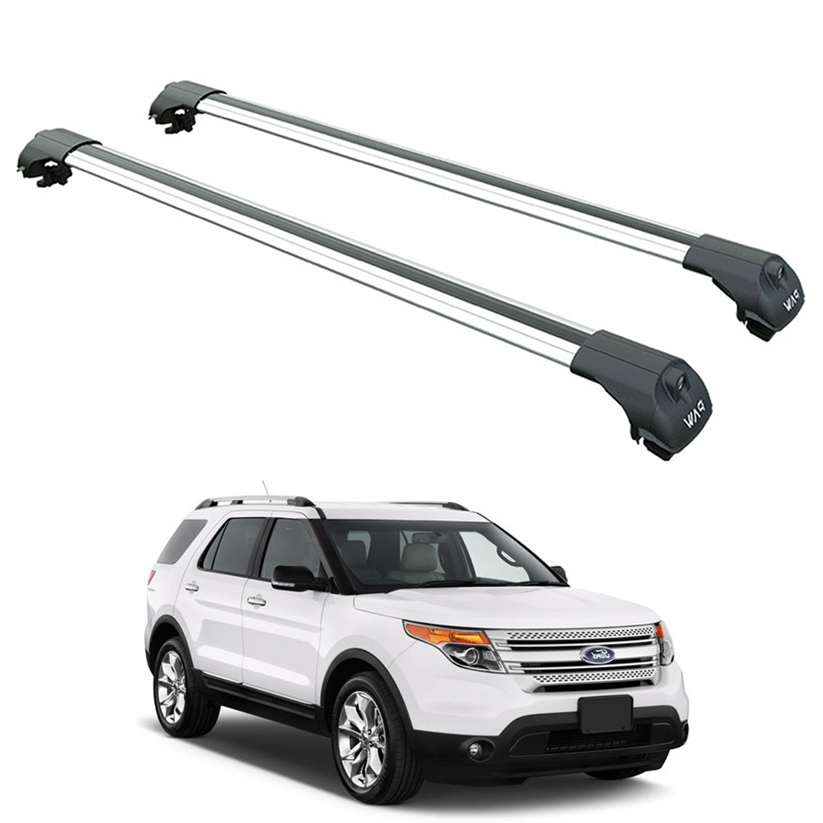 For Ford Explorer U502 (2011-2015) Roof Rack Cross Bars Raised