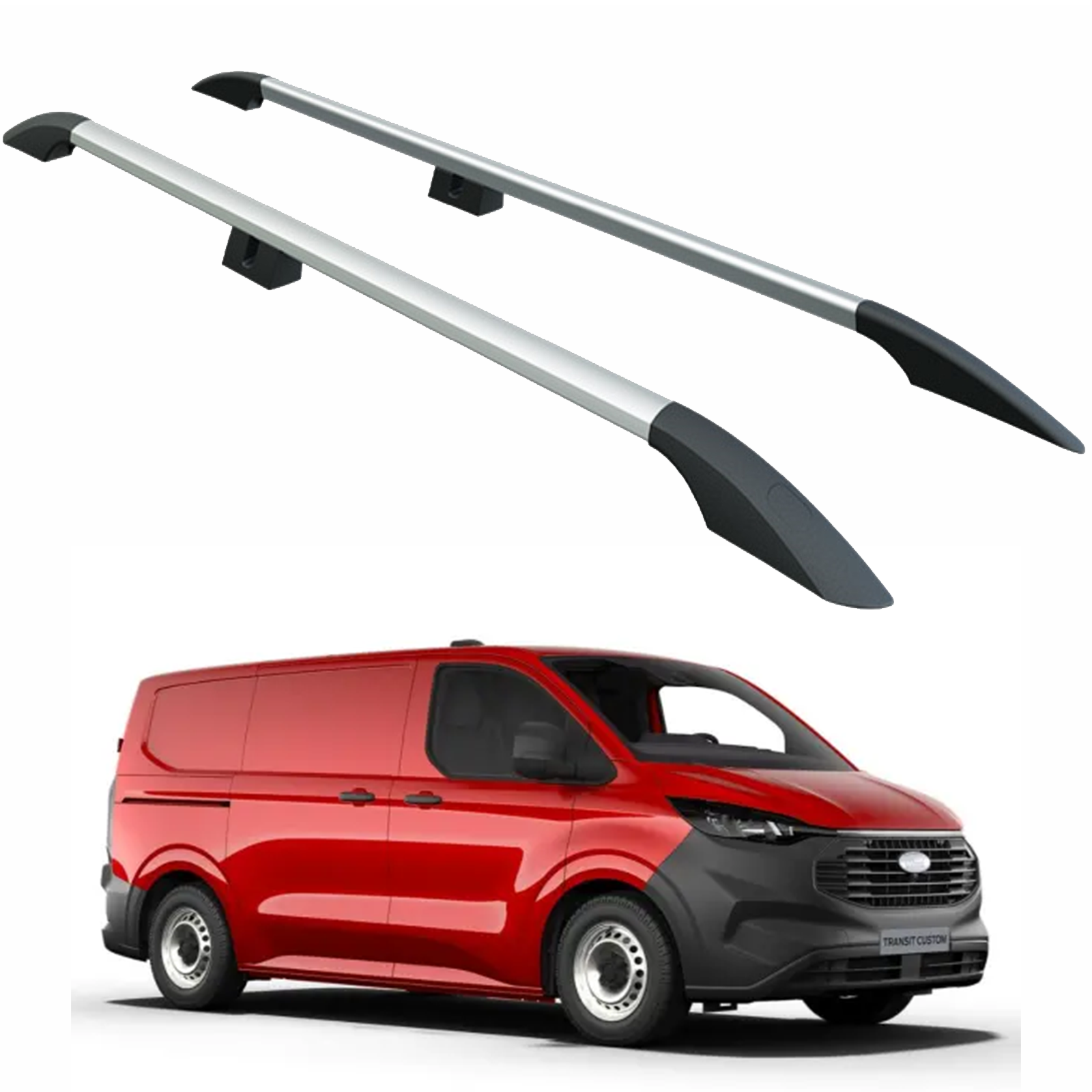 For Ford Transit Custom L1 (2023-2026) Roof Side Rails – Plus Model Al