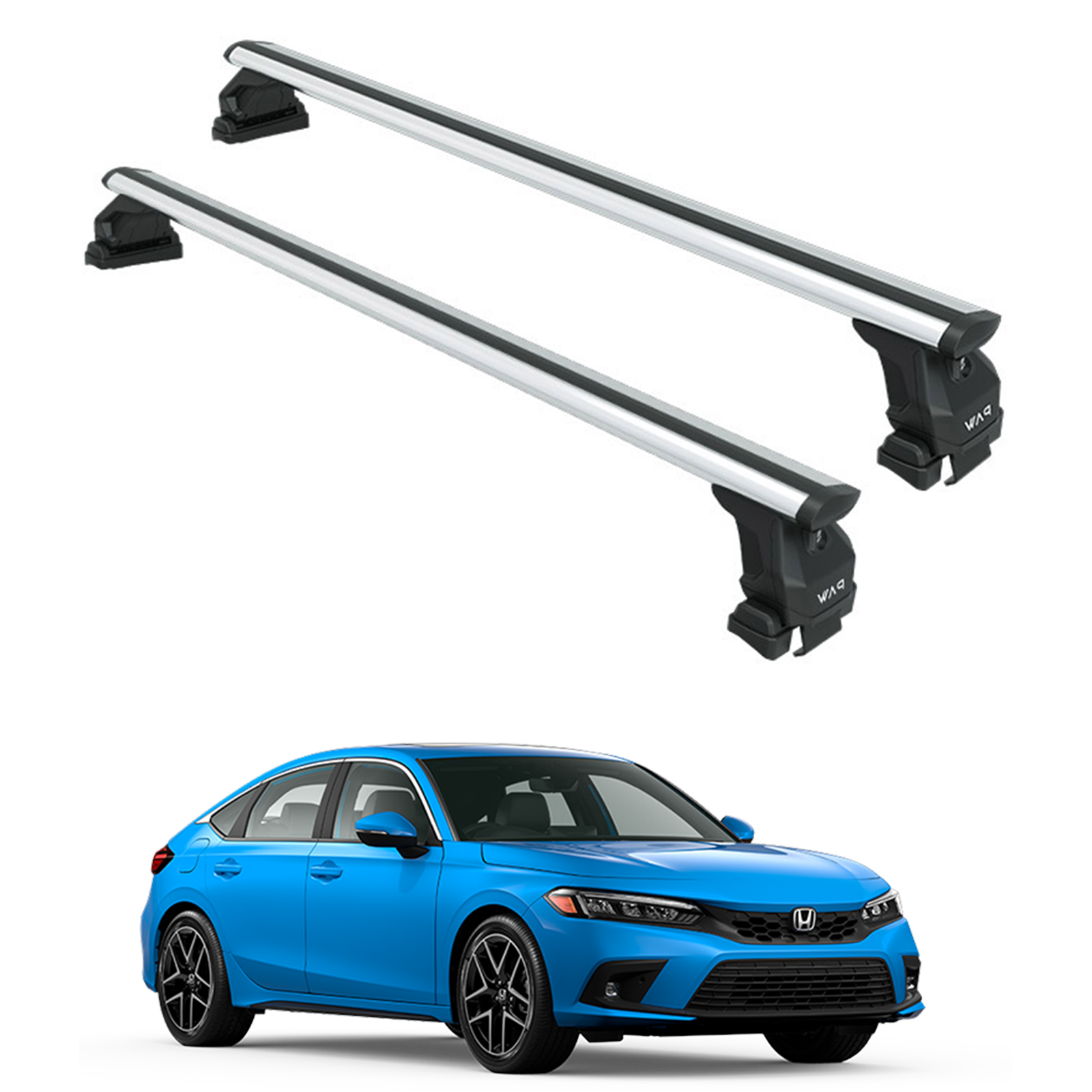 Roof Rack Honda Civic 2021-Up Silver Toros Trade LLC