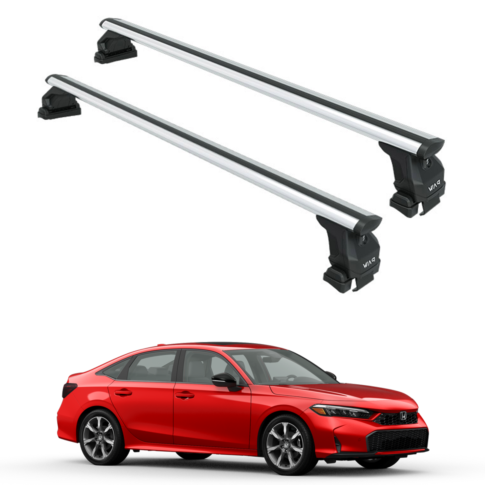 Roof Rack Honda Civic 2021-Up Silver Toros Trade LLC