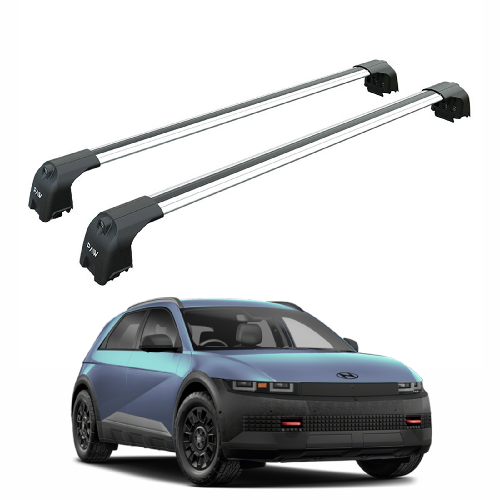 For Hyundai ioniq 5 (2025-2026) Roof Rack Cross Bars Flush Roof Silver
