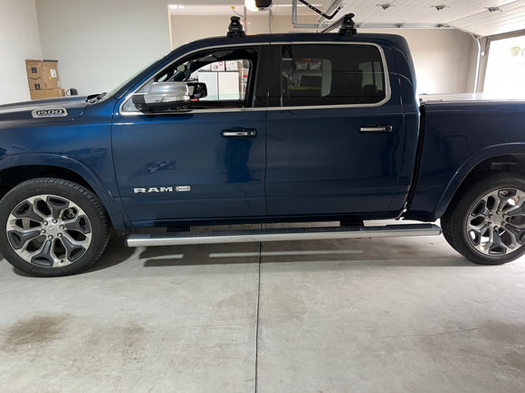 For Ram 1500 2009-2018 Roof Rack Cross Bars Normal Roof Alu Black