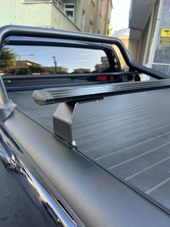 For Toyota Hilux 2015-2025 Bed Rack Cross Bar Roof Rack Alu Black