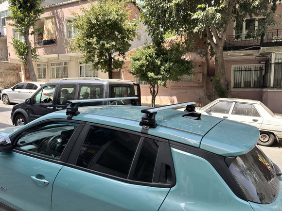 For Jeep Avenger 2022-2025 Roof Rack Cross Bars Normal Roof Alu Black