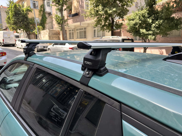 For Jeep Avenger 2022-2025 Roof Rack Cross Bars Normal Roof Alu Black