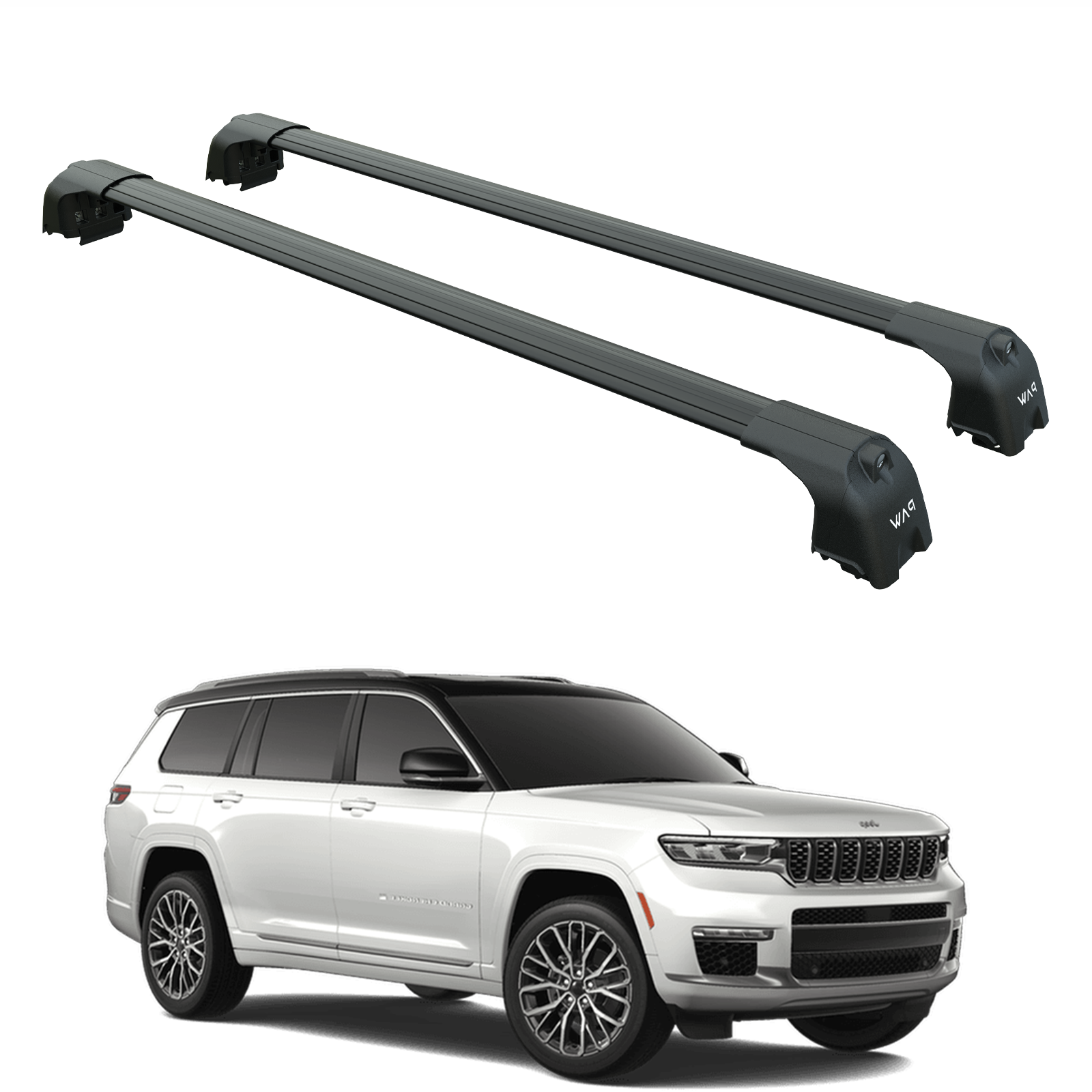 Jeep Grand Cherokee L Roof Rack Cross Bars 2022-2025 | Black