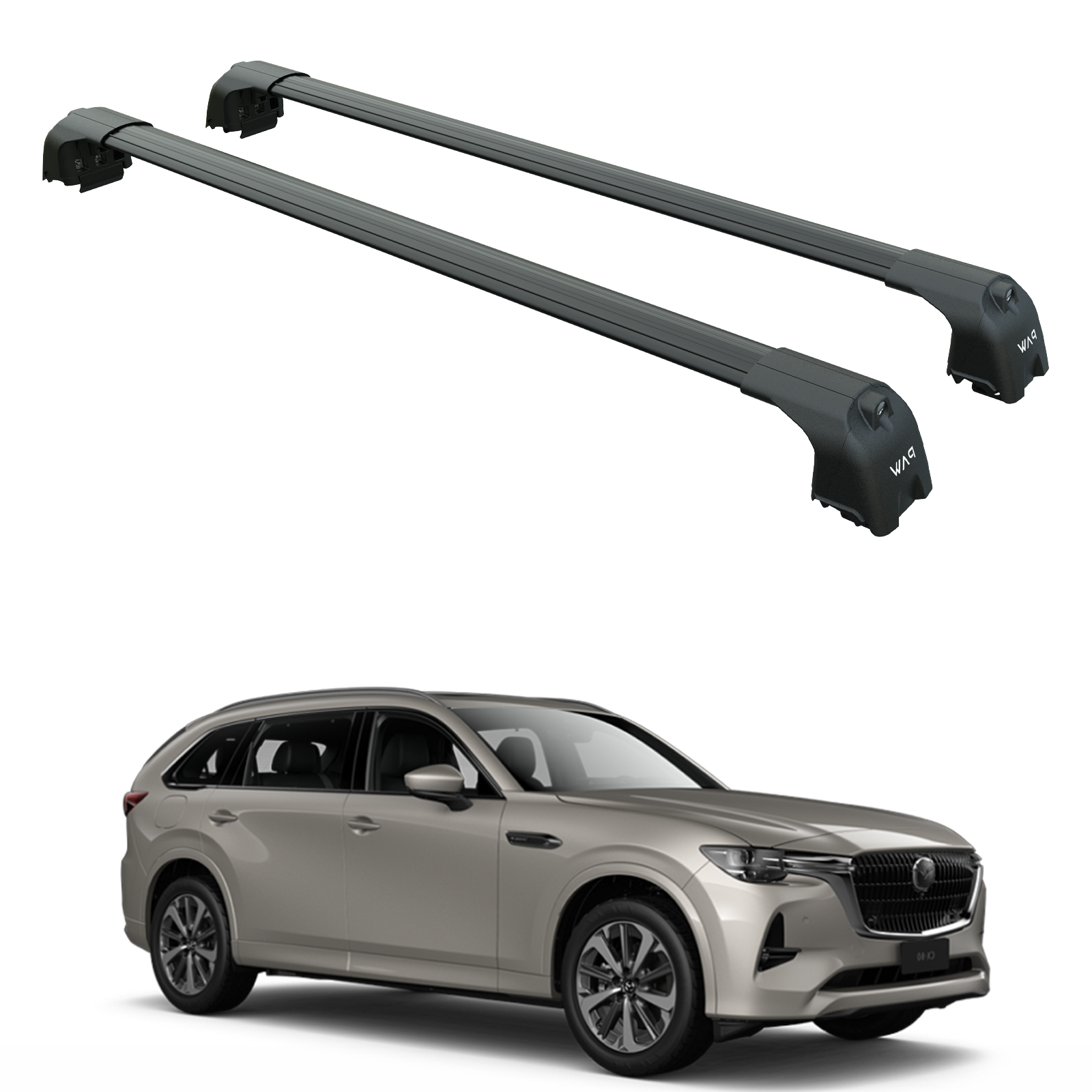 For Mazda CX-80 2025-2026 Roof Rack System, Aluminium Cross Bar