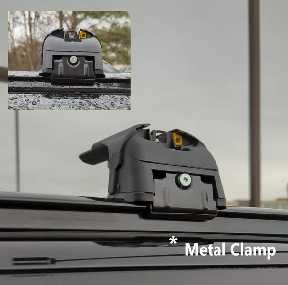 Für Volkswagen Passat Alltrack B8 2016-Up Dachträger Querstange Metallhalterung Flush Rail Alu Silber