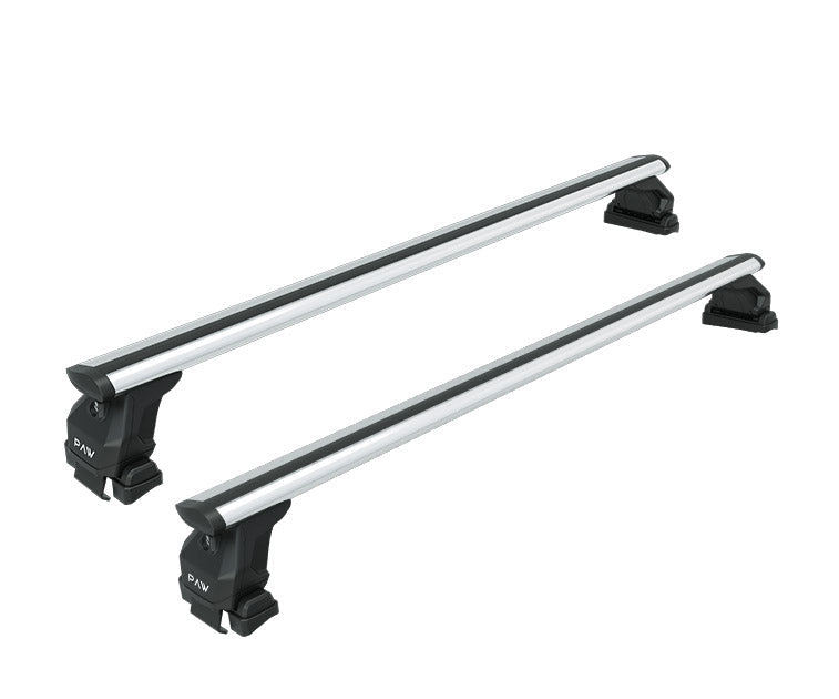 thumbnail image 2 of Smooth Roof Rack Cross Bars For Dodge Durango 2011-2025 – OMAC Black Steel Luggage Carrier With Locks 2 of 5