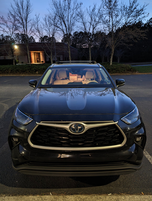 Für Toyota Highlander 2020-Up Dachträger Querträger Metallhalterung Flush Rail Alu Silber