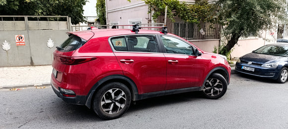 For Kia Sportage 2016-2021 Roof Rack Cross Bars Normal Roof Alu Silver