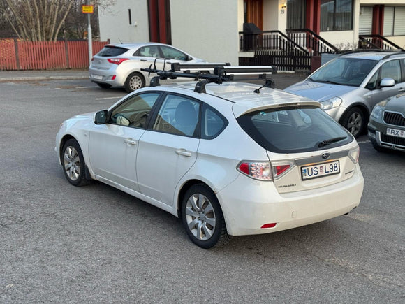 Für Subaru Impreza 2008-UP Dachträger Querstange Metallhalterung Fixpunkt Alu Schwarz