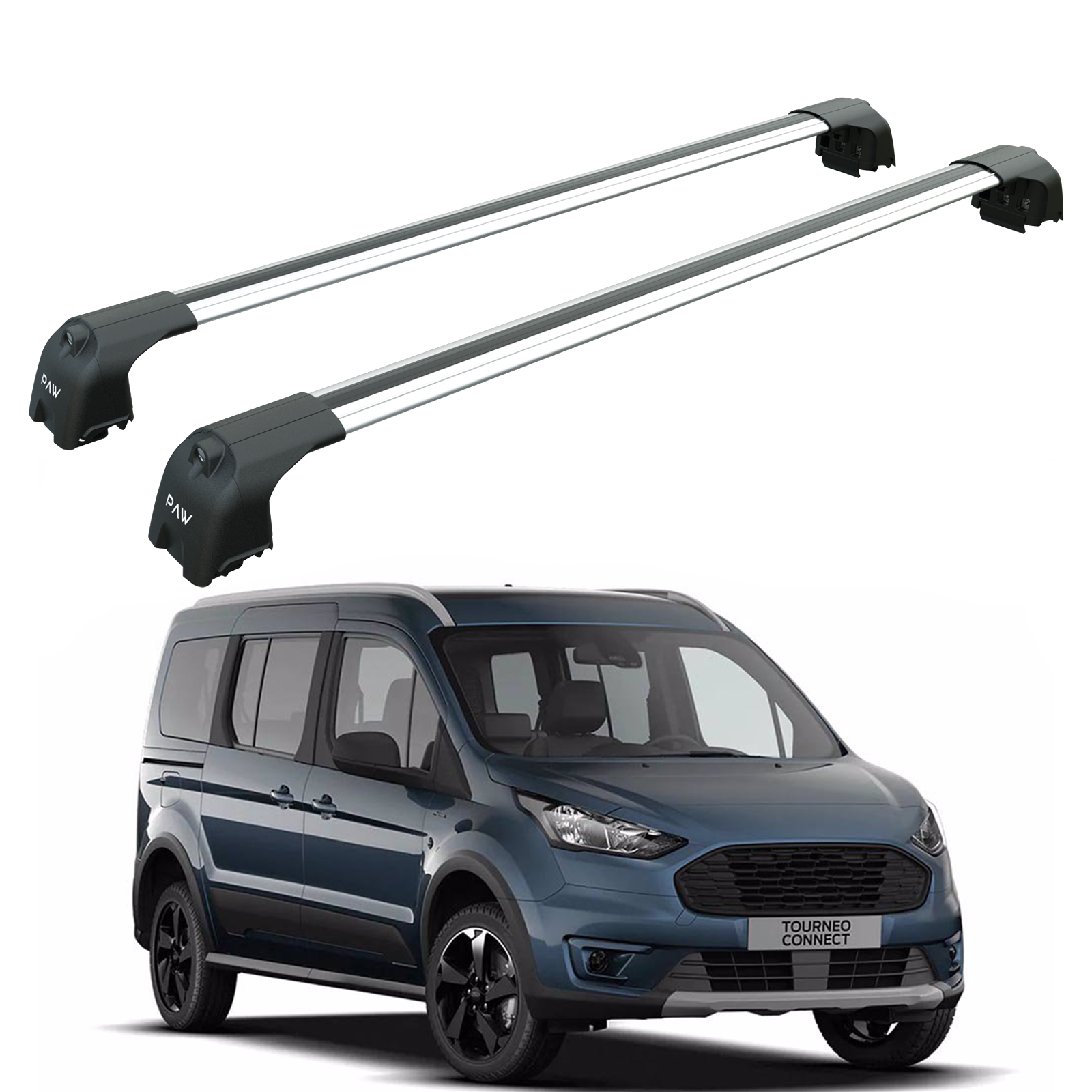 markise im winter nass geworden For Ford Transit Connect (2013-2023) Roof Rack Cross Bars Flush Rail S