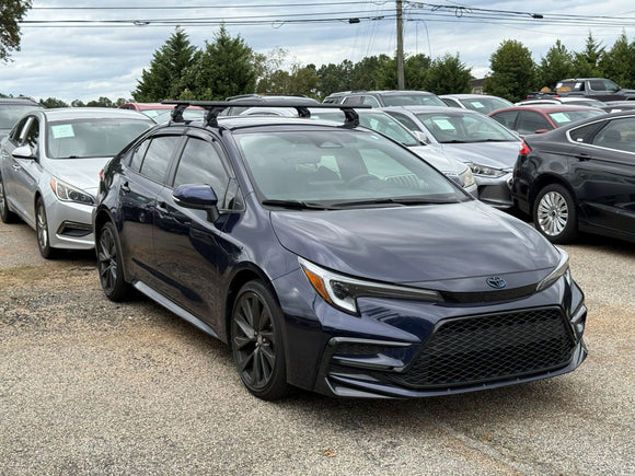 Für Toyota Corolla 2018-Up Dachträger Querträger Metallhalterung Normales Dach Alu Schwarz