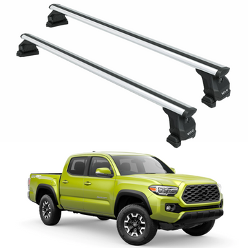 Für Toyota Tacoma 2016-Up Bettträger Querträger Dachträger Metallhalterung Alu Silber