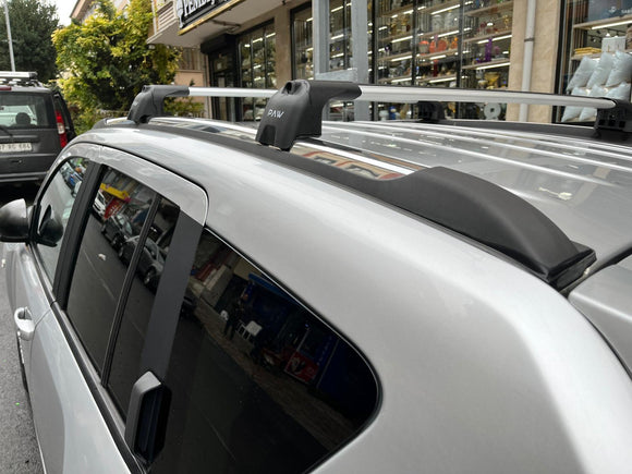 For Jeep Compass 2011-2017 Roof Rack Cross Bars Flush Rail Alu Silver
