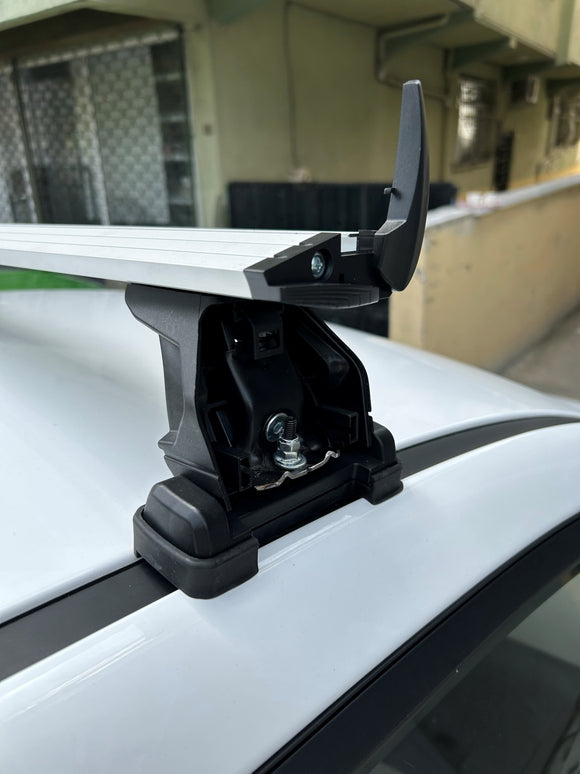 Für Subaru Impreza WRX 2008-UP Dachträger Querstange Metallhalterung Fixpunkt Alu Schwarz