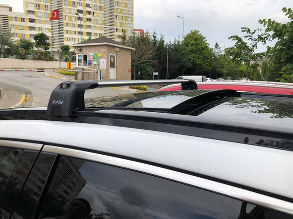 For Kia Sedona 2014-2020 Roof Rack Cross Bars Flush Rail Alu Silver