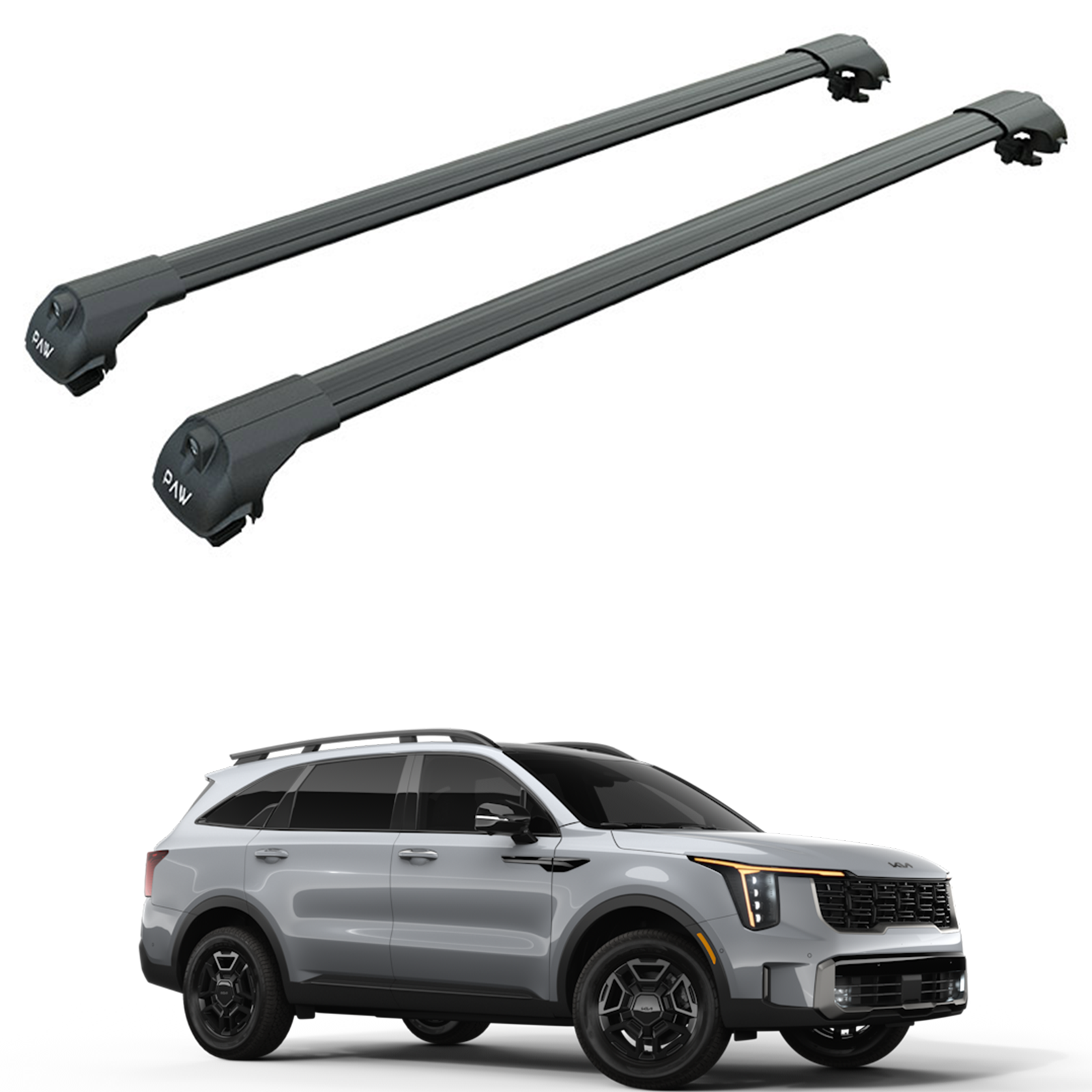 kia sorento mit dachzelt Roof Rack X-Line 2021-Up Black Pack Size:2-pack Campsite Thermenland Camping Fürstenfeld carnivale