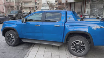 For Volkswagen Amarok Aventura (2020-2025) Bed Rack Cross Bars, Black - 0