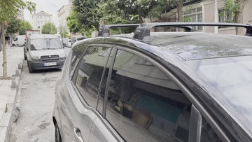 333. Kompatibel mit abschließbaren Aluminium-Dachträgern für Fahrzeuge mit Standarddach Toros Pro 3 Black - 0