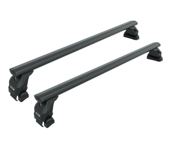Für Volkswagen Passat B7 2011–15 Dachträger, Querträger, Metallhalterung, Fixpunkt, Alu, Schwarz