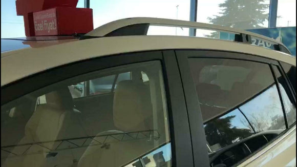 For Toyota Rav 4 2013-2019 Roof Side Rails Ultimate Style Alu Black