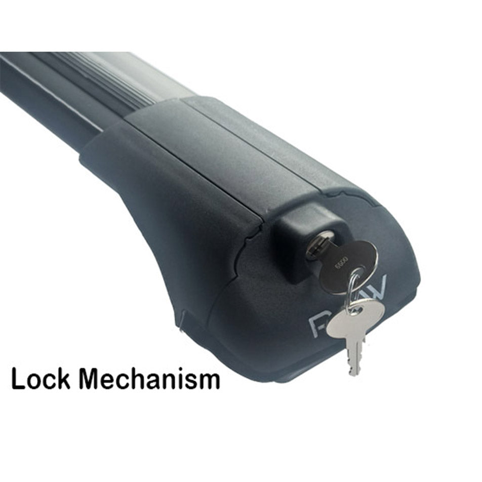 Roof rack locking discount mechanism