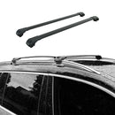 For Toyota RAV4 (2013-2018) Roof Rack Cross Bars Raised Rail, Silver-13