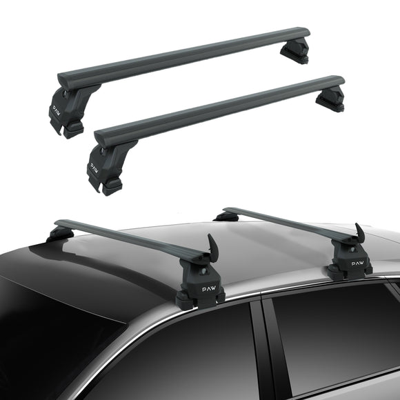 Für Volkswagen Passat B8 2015-Up Dachträger Querträger Metallhalterung Fixpunkt Alu Silber