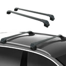 BMW 3 Series Touring/Wagon (E91) 2010-2012 Roof Rack Cross Bars Flush Rails, Black-12