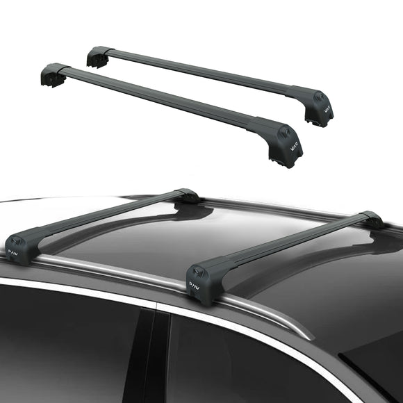 BMW 3 Series Touring/Wagon (E91) 2010-2012 Roof Rack Cross Bars Flush Rails, Silver