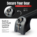 For Mercedes C Estate S205 2014-2021 Roof Rack Cross Bars Flush Rail, Silver-10