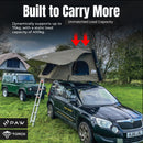 For Hyundai i30 Wagon 2008-2012 Roof Rack Cross Bars Raised Rail, Black-9