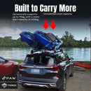 Volkswagen Passat B8 Roof Rack Cross Bars 2014-2023 - Black Flush Rail System-10