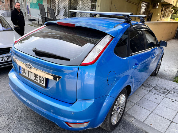 For Ford Focus HB (C346) 2011-2018 Roof Rack Cross Bars Normal Roof Alu Silver