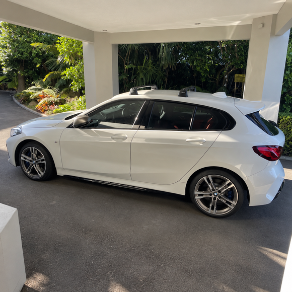 For BMW  1 Series (F70) 2025-Up Roof Rack Cross Bars Fix Point Silver