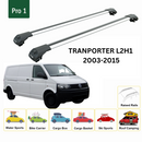 For Volkswagen Transporter T5 LWB 2003-2015 Roof Rails and Roof Rack Cross Bar Silver-3