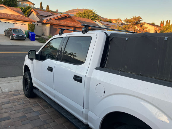 For Ford F-150 11th Gen (2004-2008) Roof Rack Cross Bars Normal Roof, Silver