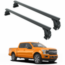 For Ford F-150 13th Gen (2015-2020) Roof Rack Cross Bars Normal Roof, Black-1