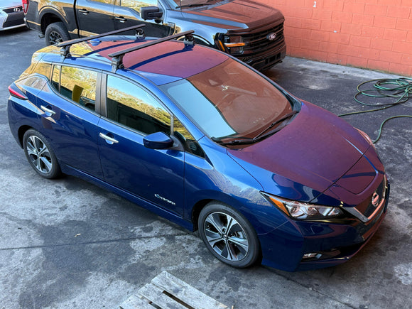 For Nissan Leaf 1 (2010-2017) Roof Rack Cross Bars Normal Roof, Silver