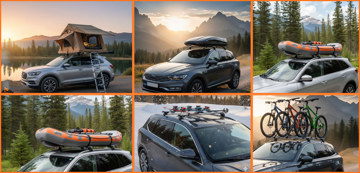 For Volkswagen ID. Buzz LWB L2 Roof Side Rails and Roof Rack Cross Bar ...