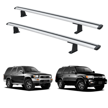 Toyota 4Runner (N 120/130/180) 1990-2002 Roof Rack Cross Bars Fix Channeled Black product image