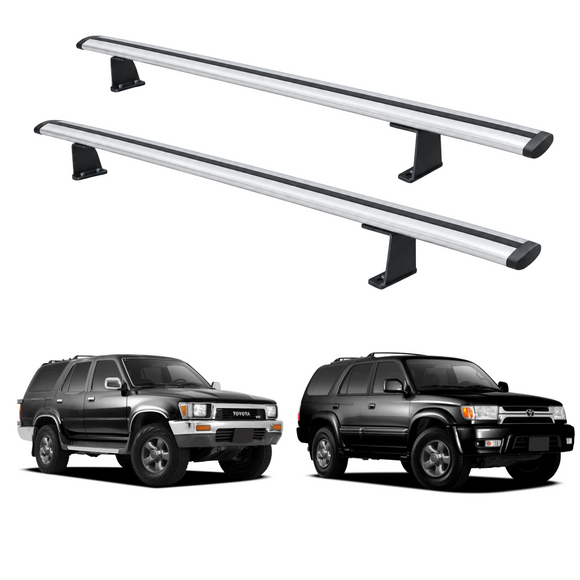 For Toyota 4Runner (N 120/130/180) 1990-2002 Roof Rack Cross Bars Fix Channeled Black
